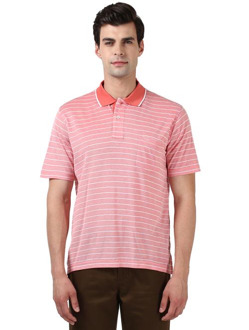 peach striped t-shirt - 18208593 - Very Small Image - 1