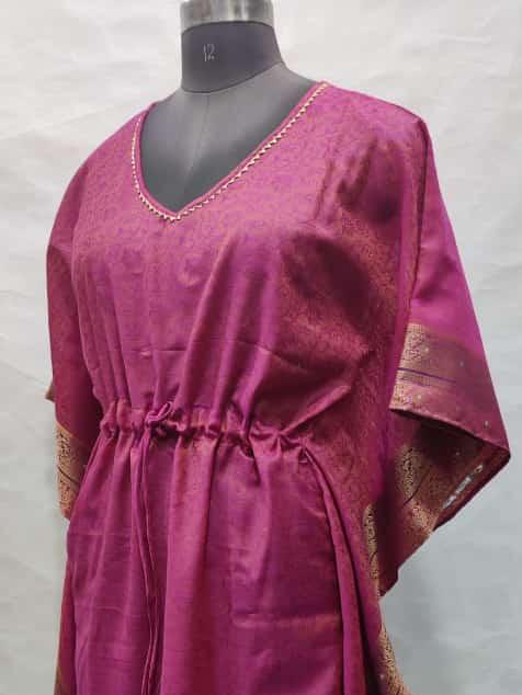 cotton silk kaftans - 18208691 - Very Small Image - 1