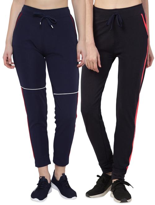 set of 2 drawstring waist track pant - 18208726 - Very Small Image - 1