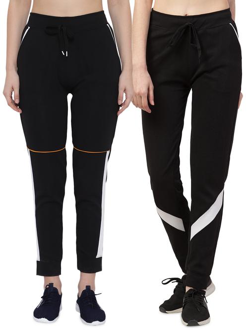 set of 2 drawstring waist track pant - 18208735 - Very Small Image - 1
