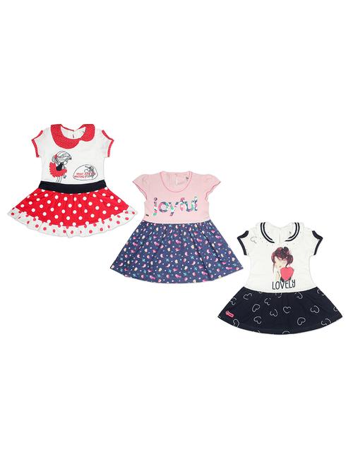 pack of 3 printed frock - 18209075 - Very Small Image - 1