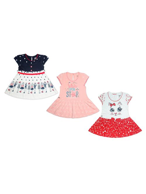 pack of 3 printed frock - 18209078 - Very Small Image - 1