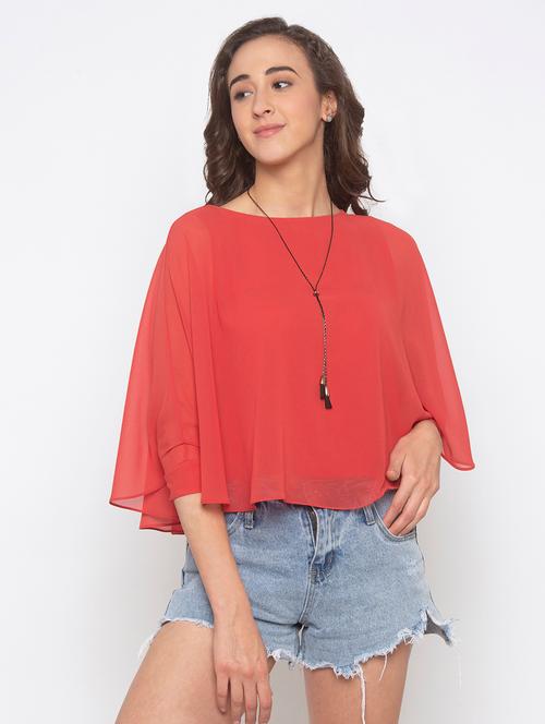orange solid straight top - 18209193 - Very Small Image - 1