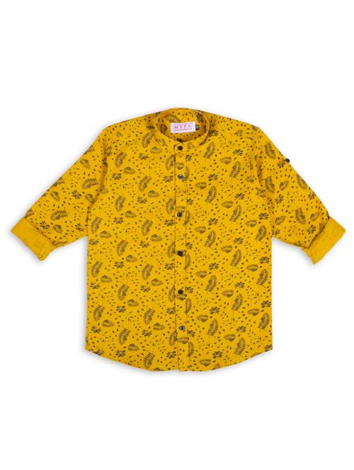 yellow printed shirt - 18209275 - Very Small Image - 1
