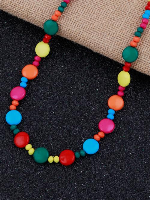 multi colored brass long necklace - 18209635 - Very Small Image - 1
