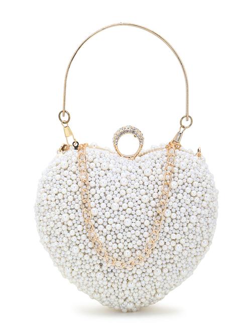 white faux silk box clutch - 18209762 - Very Small Image - 1