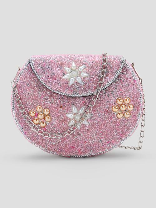 pink metal box clutch - 18209776 - Very Small Image - 1