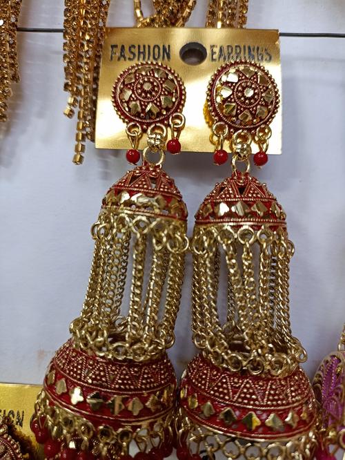party wear earrings - 18210976 - Very Small Image - 1