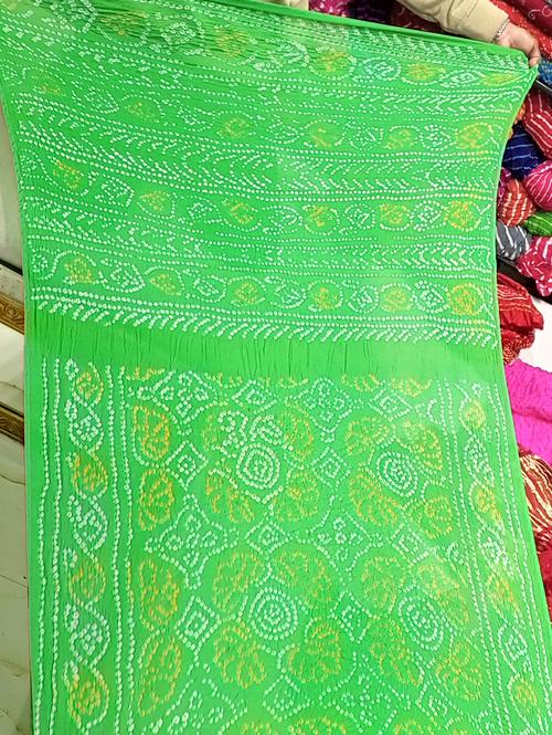 crepe saree - 18211049 - Very Small Image - 1