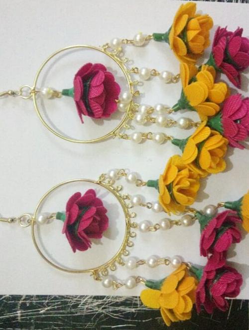 hair accessories flower jewellery multi color - 18211523 - Very Small Image - 1