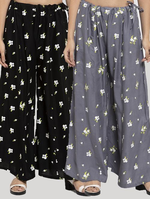 set of 2 printed palazzo - 18212513 - Very Small Image - 1