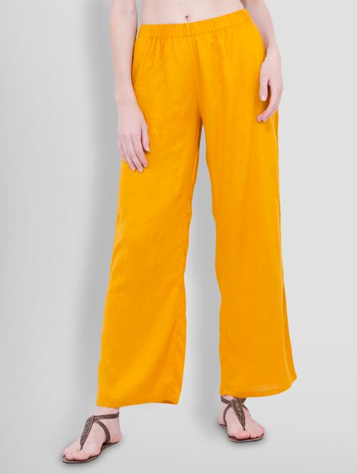 solid full length palazzo - 18213475 - Very Small Image - 1