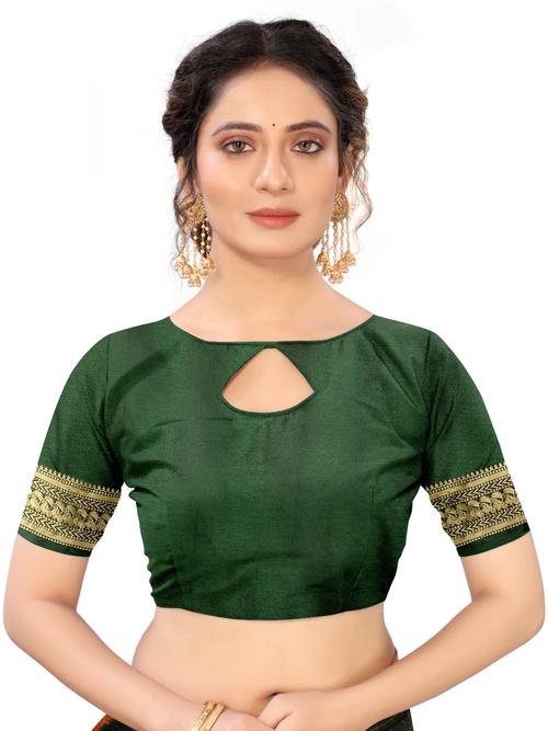 umanta women's pure silk fancy sarees with blouse piece - 18214100 - Very Small Image - 1