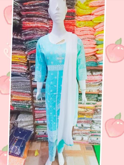 kurti palazo with duppata size 38 - 18216153 - Very Small Image - 1