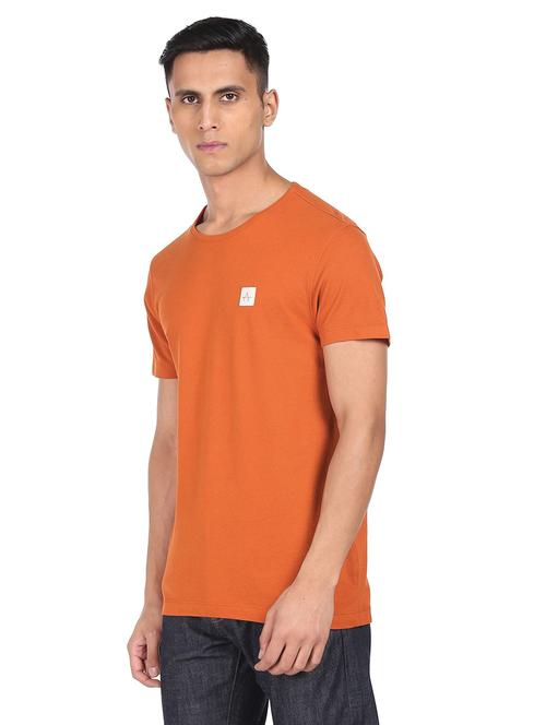 orange solid t-shirt - 18216673 - Very Small Image - 1
