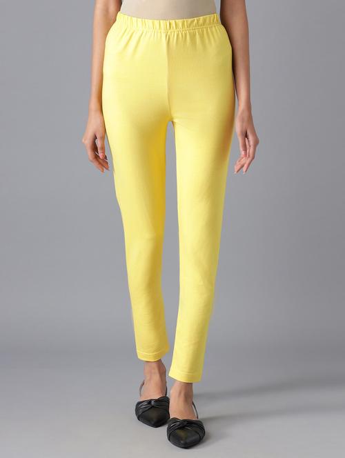 yellow solid legging - 18217070 - Very Small Image - 1