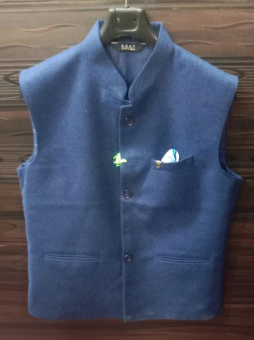 men's nehru jacket fabric cotton blend - 18217233 - Very Small Image - 1