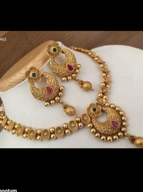 exclusive golden metal neckless - 18217483 - Very Small Image - 1