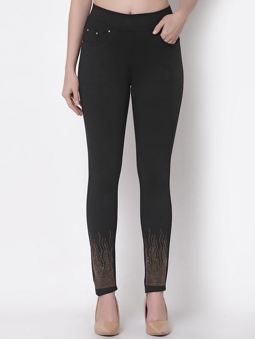 mid rise solid jegging - 18217497 - Very Small Image - 1