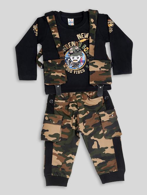 camouflage printed cargo set - 18217653 - Very Small Image - 1