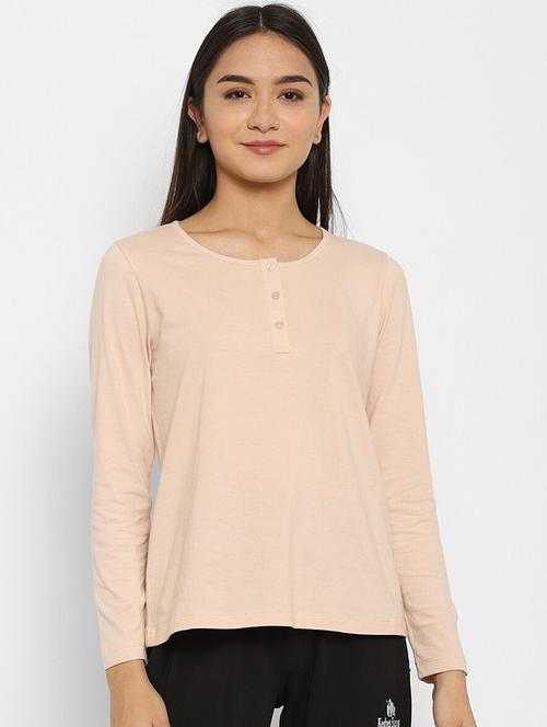 round neck solid tee - 18217894 - Very Small Image - 1