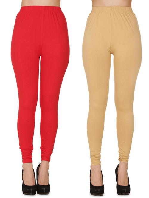 pack of 2 solid full length legging - 18218641 - Very Small Image - 1