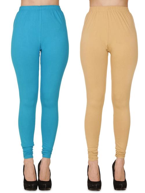pack of 2 solid full length legging - 18218643 - Very Small Image - 1