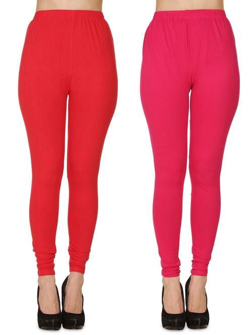 pack of 2 solid full length legging - 18218662 - Very Small Image - 1