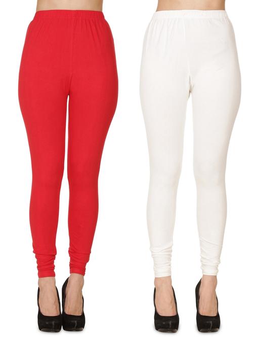 pack of 2 solid full length legging - 18218672 - Very Small Image - 1