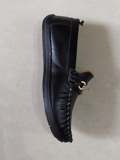 kids loafers black color - 18218789 - Very Small Image - 1