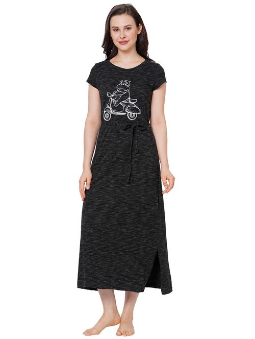 round neck printed sleepshirt - 18219099 - Very Small Image - 1