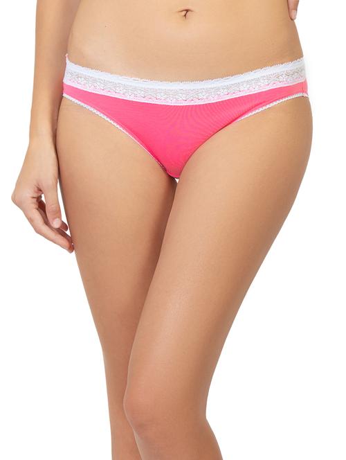 pink solid bikini panty - 18219360 - Very Small Image - 1