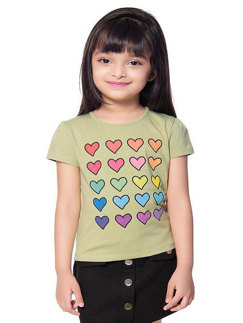 green printed regular tee - 18219555 - Very Small Image - 1