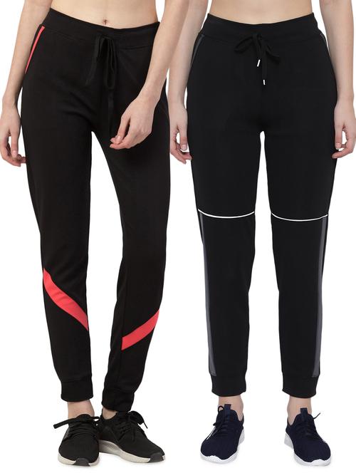 set of 2 mid rise track pant - 18220939 - Very Small Image - 1