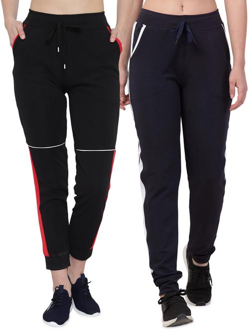 set of 2 mid rise track pant - 18221002 - Very Small Image - 1