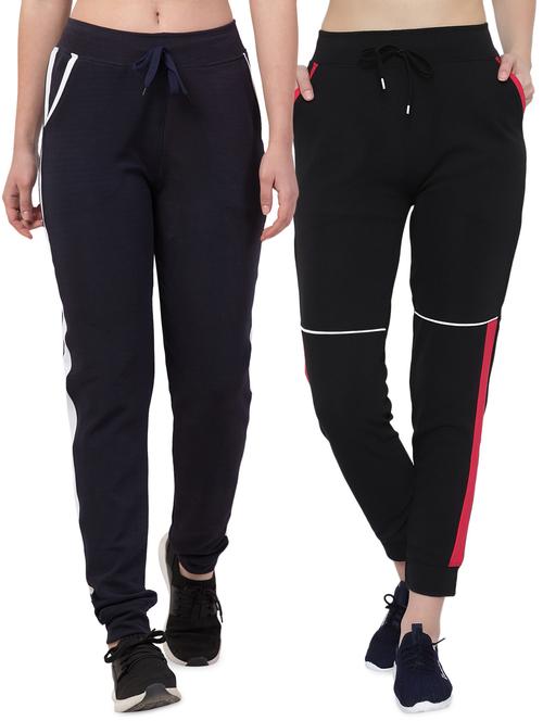 set of 2 mid rise track pant - 18221003 - Very Small Image - 1