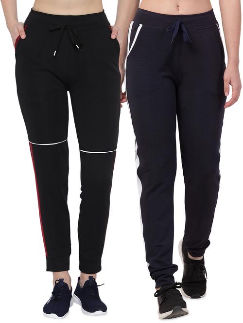 set of 2 mid rise track pant - 18221004 - Very Small Image - 1