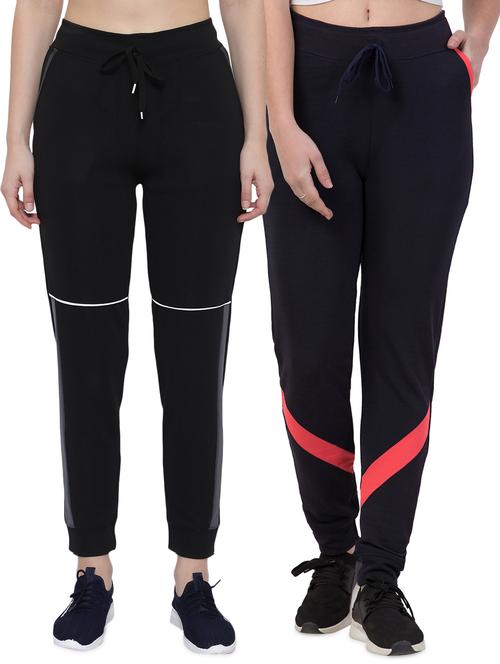 set of 2 mid rise track pant - 18221012 - Very Small Image - 1