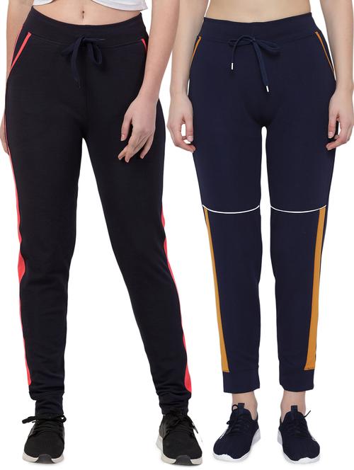 set of 2 mid rise track pant - 18221029 - Very Small Image - 1