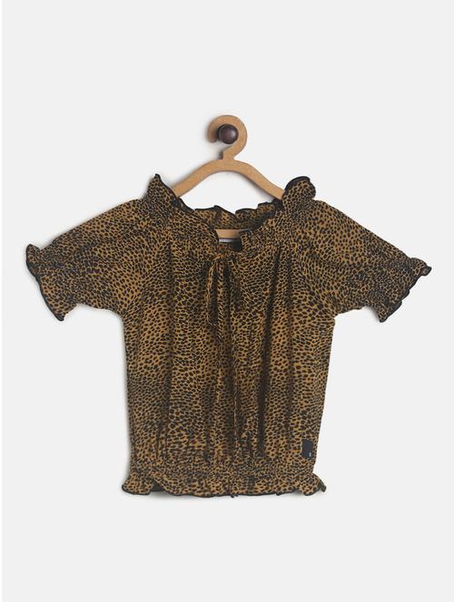 yellow printed regular top - 18221623 - Very Small Image - 1