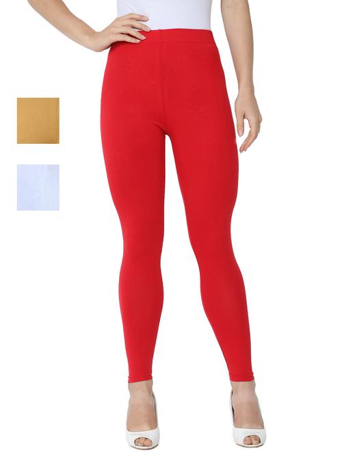 set of 3 solid legging - 18222058 - Very Small Image - 1