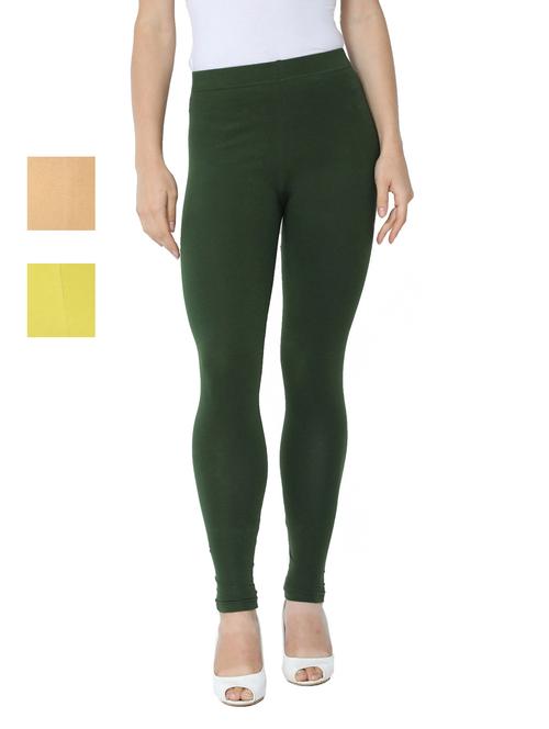 set of 3 solid legging - 18222084 - Very Small Image - 1