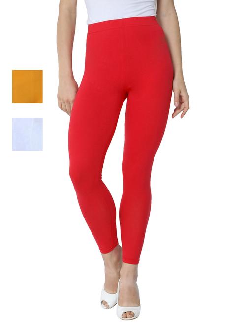 set of 3 solid legging - 18222097 - Very Small Image - 1