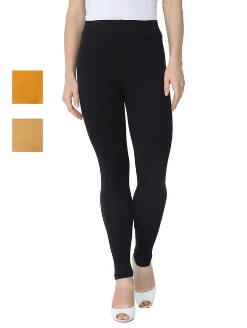 set of 3 solid legging - 18222122 - Very Small Image - 1