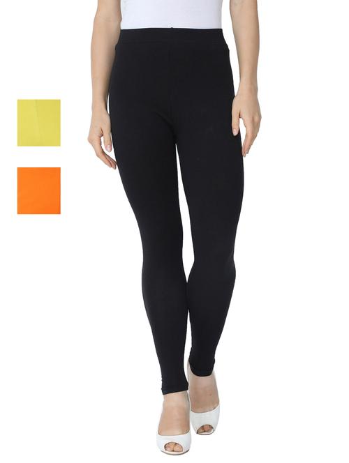 set of 3 solid legging - 18222223 - Very Small Image - 1