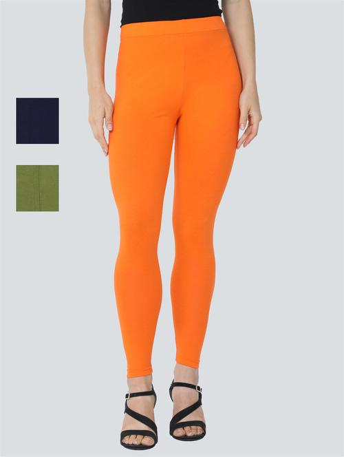set of 3 solid legging - 18222300 - Very Small Image - 1
