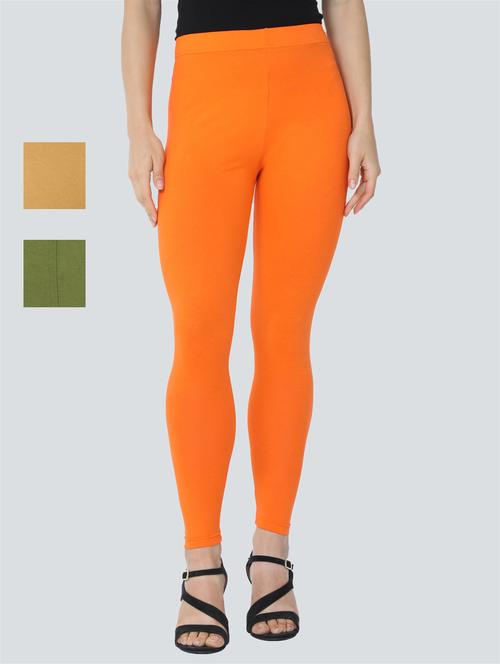 set of 3 solid legging - 18222315 - Very Small Image - 1