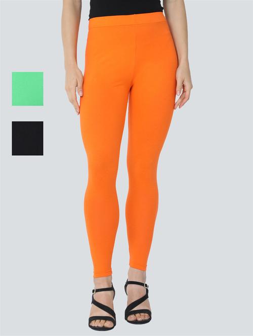set of 3 solid legging - 18222346 - Very Small Image - 1
