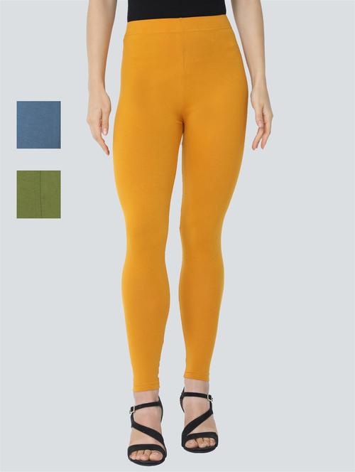 set of 3 solid legging - 18222370 - Very Small Image - 1