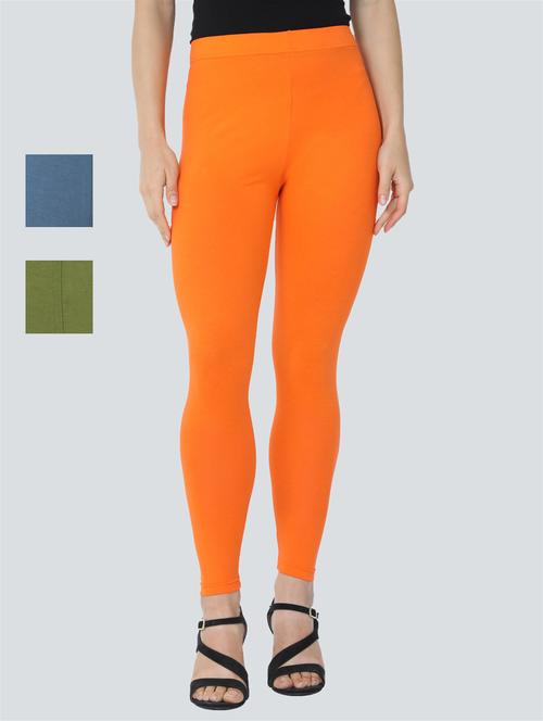 set of 3 solid legging - 18222375 - Very Small Image - 1